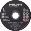 Hilti 6.0 in. x 0.045 in. x 7/8 in. AC-D SP Type 1 Flat Premium Abrasive Cutting Disc (25-Pack)