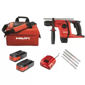 Hilti 36-Volt Lithium-Ion 1/2 in. SDS Plus Cordless Rotary Hammer TE 6-A36 Compact Kit