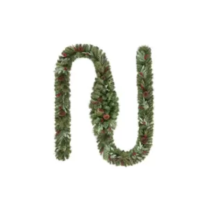 Home Accents Holiday 17 ft. Woodmoore Unlit Artificial Christmas Garland