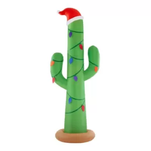 Home Accents Holiday 12 ft. Giant-Sized Inflatable Christmas Cactus