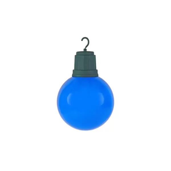 Home Accents Holiday 13 in. Light-Up Christmas Blue Ornament