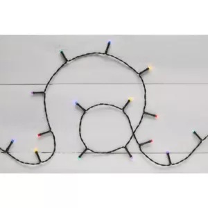 Home Accents Holiday 26 ft. 100-Light multicolor LED Battery-Operated Light String with Timer, 8-Functions