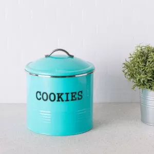 Home Basics Tin Cookie Jar