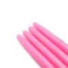 Zest Candle 6 in. Hot Pink Taper Candles (12-Set)