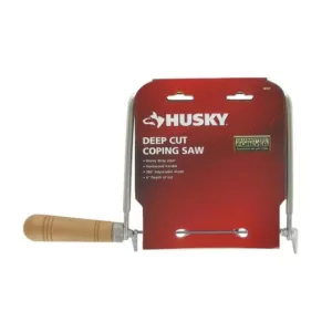 Husky 6 in. Coping Saw with Wood Handle