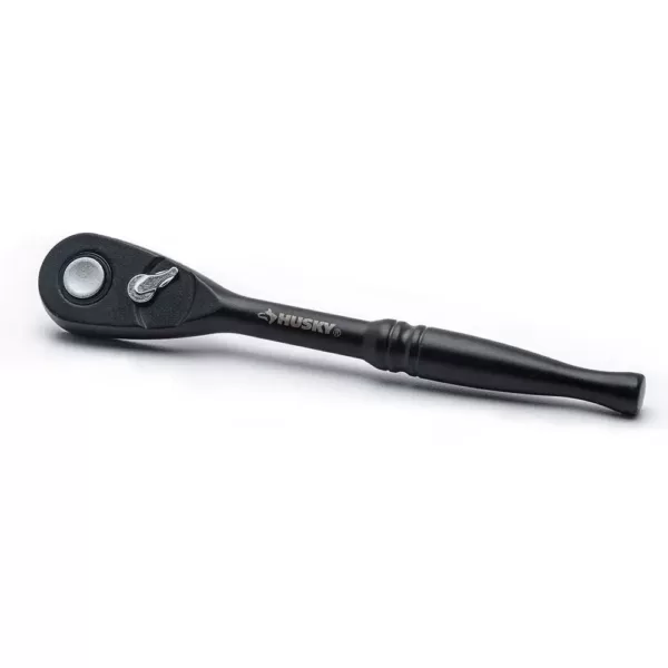 Husky 1/4 in. Drive 100-Position Low-Profile Long Handle Ratchet