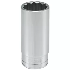 Husky 1/2 in. Drive 15/16 in. 12-Point SAE Deep Socket