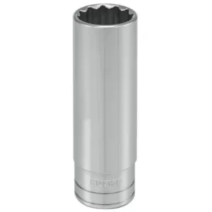 Husky 1/2 in. Drive 5/8 in. 12-Point SAE Deep Socket