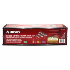 Husky Metric Socket Rack Set (3-Piece)