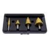 Ideal Electrician's 4 pc. Step Bit Kit, 1/8 in to 1 3/8 in.