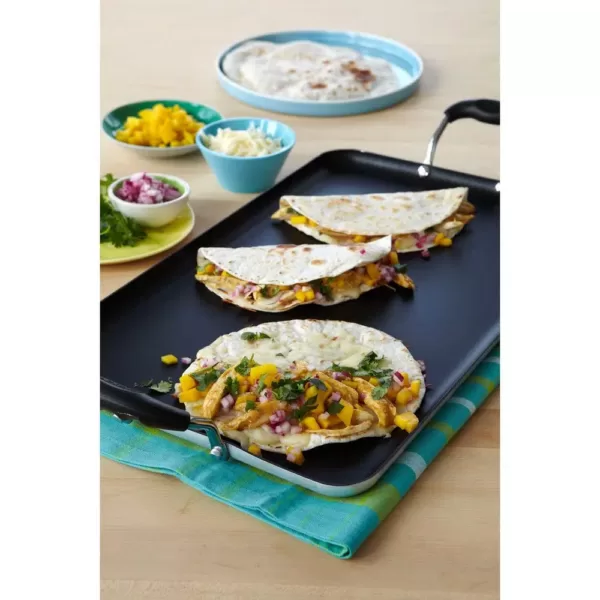 IMUSA 26 in. Nonstick Double Burner Griddle