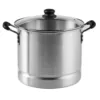IMUSA Mexicana 32 qt. Aluminum Stovetop Steamer with Glass Lid
