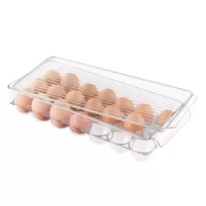 interDesign Fridge Binz 21 Egg Holder in Clear