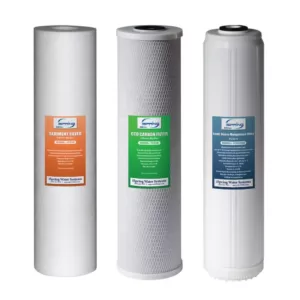 ISPRING 3-Stage 20 in. Whole House 3-Piece Replacement Filter Pack - Fits WGB32B-PB