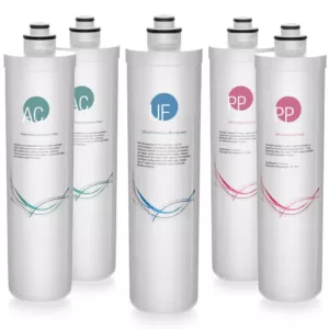 ISPRING LittleWell Ultra Filtration UF Water Filter Annual Replacement Filter Set