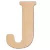 Jeff McWilliams Designs 15 in. Oversized Unfinished Wood Letter (J)