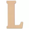 Jeff McWilliams Designs 15 in. Oversized Unfinished Wood Letter (L)