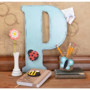 Jeff McWilliams Designs 15 in. Oversized Unfinished Wood Letter (P)