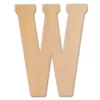 Jeff McWilliams Designs 15 in. Oversized Unfinished Wood Letter (W)