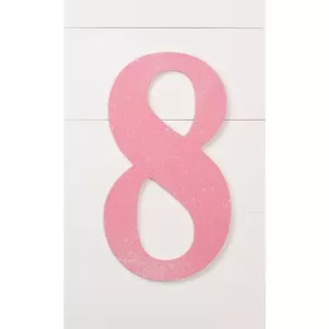 Jeff McWilliams Designs 18 in. Oversized Unfinished Wood Number "8"