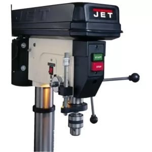 Jet 3/4 HP 16.5 in. Floor Standing Drill Press with Worklight, 16-Speed, 115/230-Volt, JDP-17MF