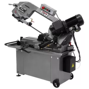 Jet 1 HP 8 in. x 14 in. Geared Head Metalworking Horizontal Bandsaw with Closed Stand, 3-Speed, 115/230-Volt, HBS-814GH