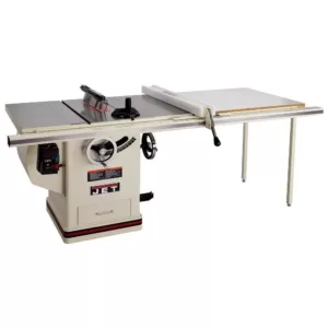 Jet 5 HP 10 in. Deluxe XACTA SAW Table Saw with 50 in. Fence, Cast Iron Wings and Riving Knife, 230-Volt