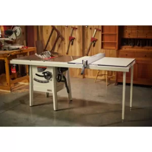 Jet ProShop II 10 in. table saw with 52 in. Rip Cast Wings JPS-10