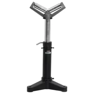 Jet 23 in. to 38.5 in. 2,000 lbs. Capacity Stationary V-Style Material Roller Stand