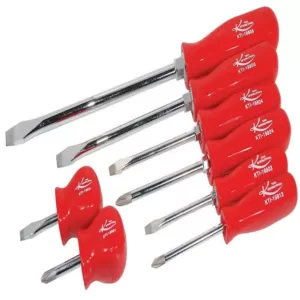 K Tool International Phillips and Slotted Screwdriver Set, (8-Piece)