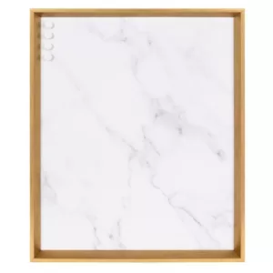 Kate and Laurel Calter Gold Marble Magnetic Memo Board