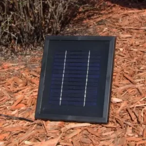Sunnydaze Decor Rosette Resin Lead Solar Outdoor Wall Fountain with Battery Backup