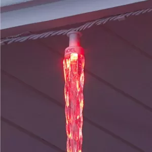 LightShow ColorMotion 24-Light Multi-Color Deluxe Christmas Icicle LED String Light