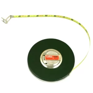 Lufkin Banner 3/8 in. x 100 ft. Yellow Clad Tape Measure