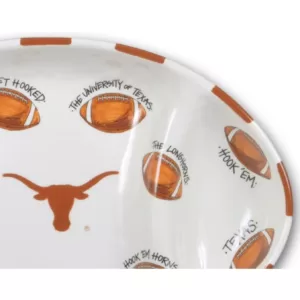 Magnolia Lane Texas Ceramic Football Tailgating Platter