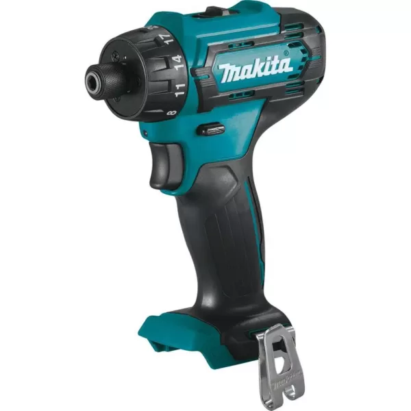 Makita 12-Volt max CXT Lithium-Ion 1/4 In. Hex Cordless Screwdriver (Tool Only)