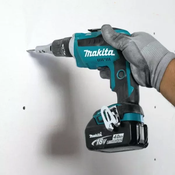 Makita 18-Volt LXT Brushless Cordless Drywall Screwdriver with Push Drive Technology with bonus 18-Volt LXT Battery Pack 5.0Ah