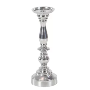 LITTON LANE 10 in. x 14 in. Classic Aluminum Candle Sticks in Polished finish