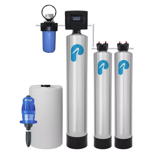 Pelican Water 10 GPM Iron/Manganese Filter and Well Water Softener Alternative