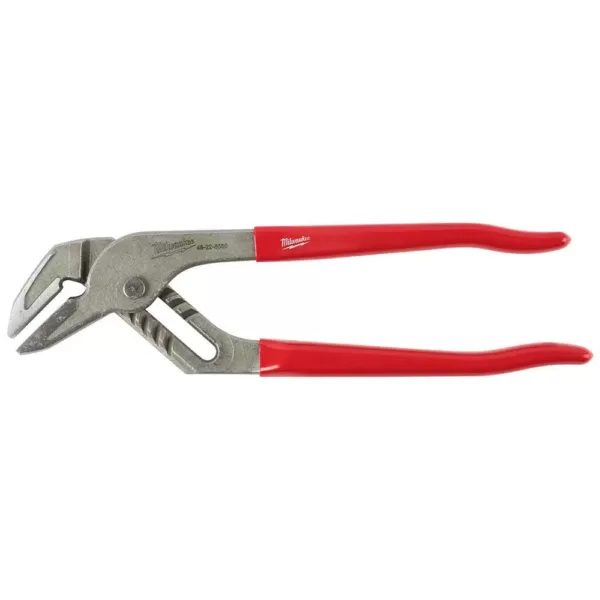 Milwaukee 10 in. Dipped Grip Smooth Jaw Pliers