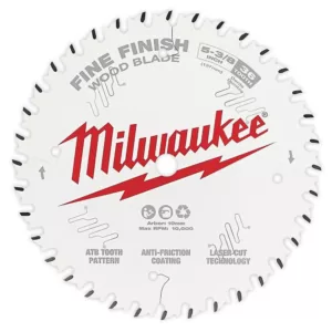 Milwaukee 5-3/8 in. x 36-Tooth Fine Finish Circular Saw Blade