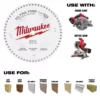 Milwaukee 7-1/4 in. x 60-Tooth Ultra Fine Finish Circular Saw Blade