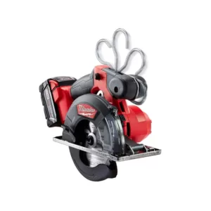Milwaukee M18 FUEL 18-Volt Lithium-Ion Brushless Cordless 5-3/8 in. Metal Saw Kit with Extra Metal Cutting Blade