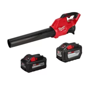 Milwaukee M18 FUEL 120 MPH 450 CFM 18-Volt Lithium-Ion Brushless Cordless Handheld Blower with 12 Ah and 8 Ah Batteries