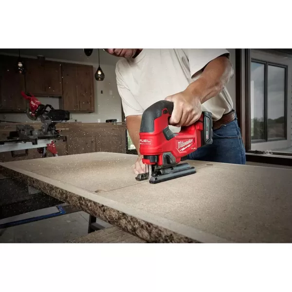 Milwaukee M18 FUEL 18-Volt Lithium-Ion Brushless Cordless Compact Router and Jig Saw 2-Tool Set (Tool-Only)