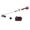 Milwaukee M18 FUEL 18-Volt Lithium-Ion Cordless Brushless String Grass Trimmer W/ Attachment Capability W/ M18 5.0Ah Battery