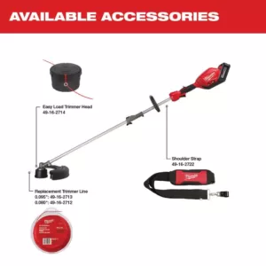Milwaukee M18 FUEL 18-Volt Lithium-Ion Brushless Cordless QUIK-LOK String Trimmer Kit with Three 8.0 Ah Batteries (3-Tool)