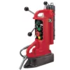 Milwaukee Electro-Magnetic Adjustable Position Drill Press Base with 11 in. Drill Travel