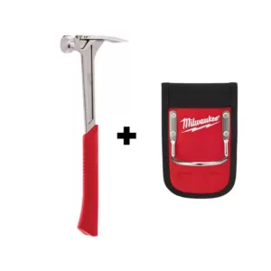 Milwaukee 17 oz. Smooth Face Framing Hammer with Hammer Loop
