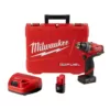 Milwaukee M12 FUEL 12-Volt Lithium-Ion Brushless Cordless 1/2 in. Hammer Drill Kit with 4.0 Ah and 2.0 Ah Battery and Hard Case
